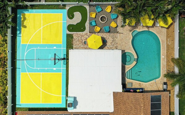 Außenpool, beheizter Pool