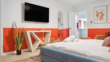 5 Schlafzimmer, Bügeleisen/Bügelbrett, kostenloses WLAN, Bettwäsche