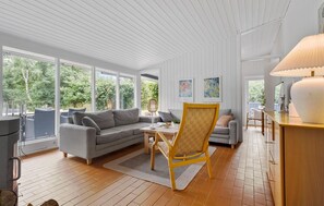 TV connectée, cheminée