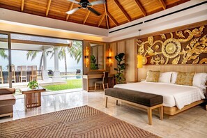Premium bedding, minibar, in-room safe, individually decorated - Miskawaan Beachfront Villas (Koh Samui)