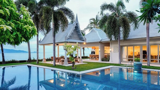 Villa – classic, sjøutsikt | Privat basseng