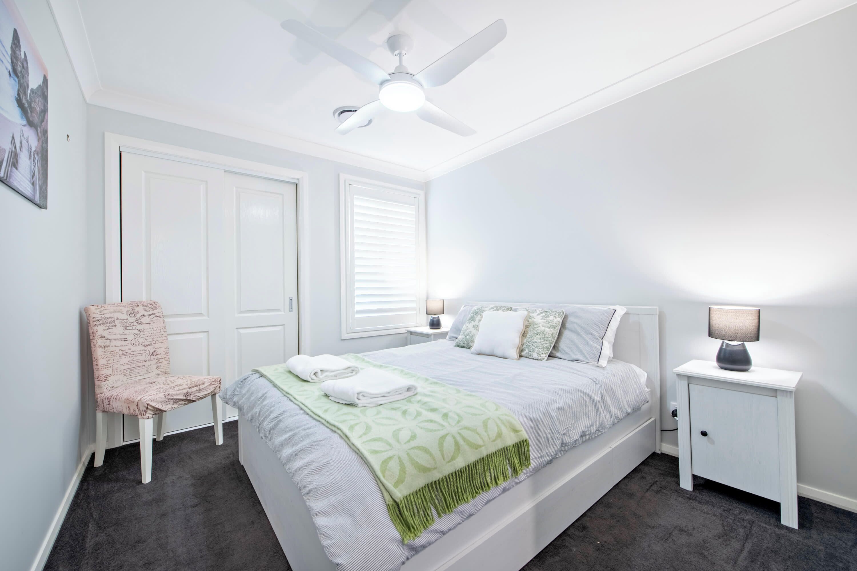 4 bedrooms, iron/ironing board, travel crib, WiFi