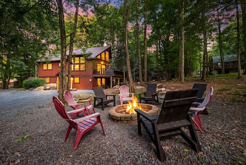 Lake Harmony Retreat | Game Room, Hot Tub, Dogs OK
