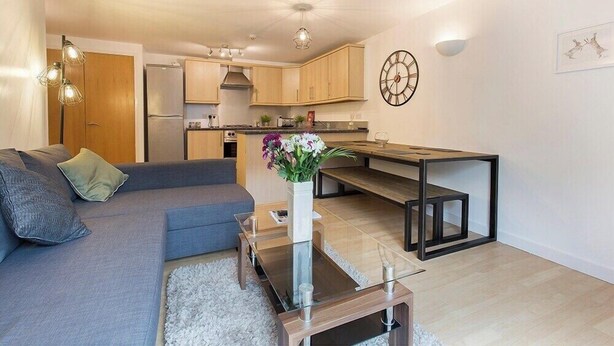 TV - Raleigh Square-2BR Ground-Floor Apt in Nottingham (Nottingham)