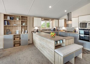 Fridge, oven, stovetop, toaster
