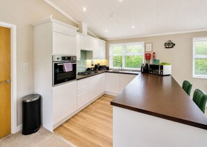 Fridge, oven, stovetop, toaster