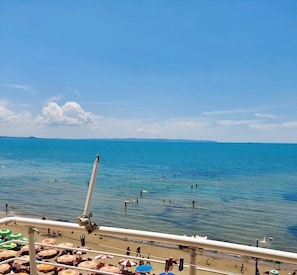 Panoramic-Apartment, Meerblick | Blick vom Balkon