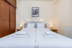 Departamento Deluxe, vista a la ciudad | 1 habitación, tabla de planchar con plancha y wifi gratis 