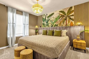 8 bedrooms, iron/ironing board, travel crib, WiFi