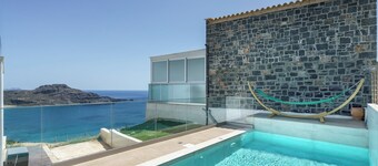New Sea View Villa in Plakias with Private Pool and BBQ