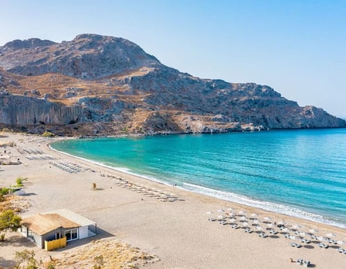 Neue Villa mit Meerblick in Plakias mit privatem Pool und Grill