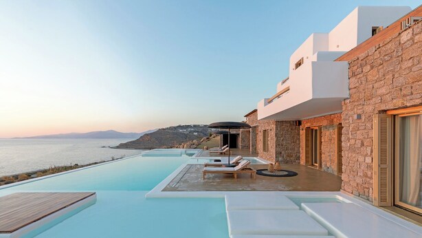 Pool - Magnificent Villa Casa Spilia in Choulakia (Mykonos)