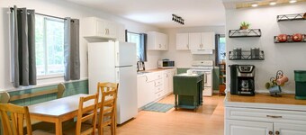 Charming Winter Cabin Retreat with Patio & Firepit