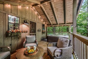 Cabaña, 1 habitación | Terraza o patio