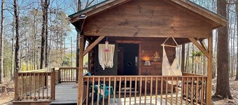 Cozy cabin and contemporary container home on one property! Pets welcome!