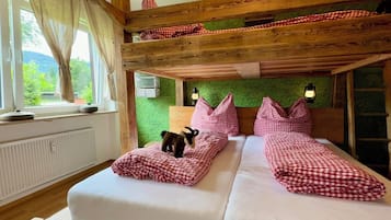 1 bedroom, iron/ironing board, travel crib, free WiFi