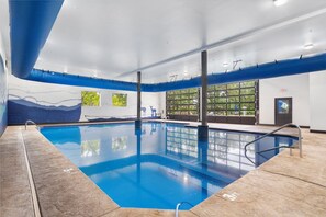 Indoor pool, a heated pool