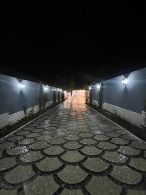Bungalow, 2 chambres, fumeurs, piscine privée | Extérieur