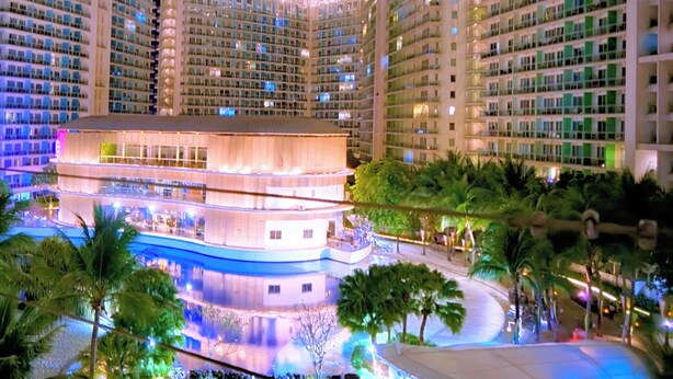 Comfort Condo, Balcony, Beach View | Terrace/patio - Santorini Suites (Parañaque)