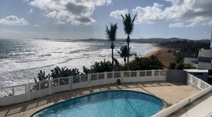 Pool - Beautiful Beach and El Yunque views! Perfect located, newly updated condo!  (Luquillo)