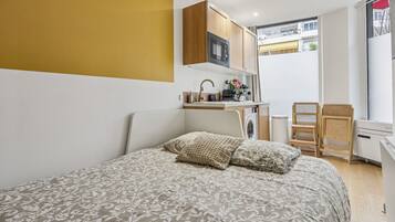 1 Schlafzimmer, Schreibtisch, Bügeleisen/Bügelbrett, kostenloses WLAN