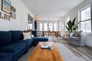 Smart TV, fireplace, table tennis, books - Steps to Fantasy Island! Luxury Beach Home w/ Pool & Game Room, sleeps 18! (beach haven)