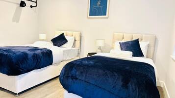 Apartemen | 2 kamar tidur, Wi-Fi gratis, dan seprai linen