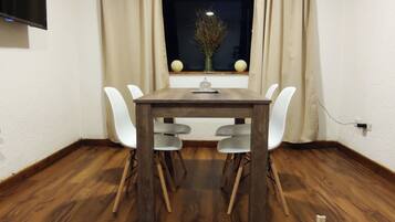 Standard Apartment, 1 Bedroom, Mountain View | Living area | Flat-screen TV