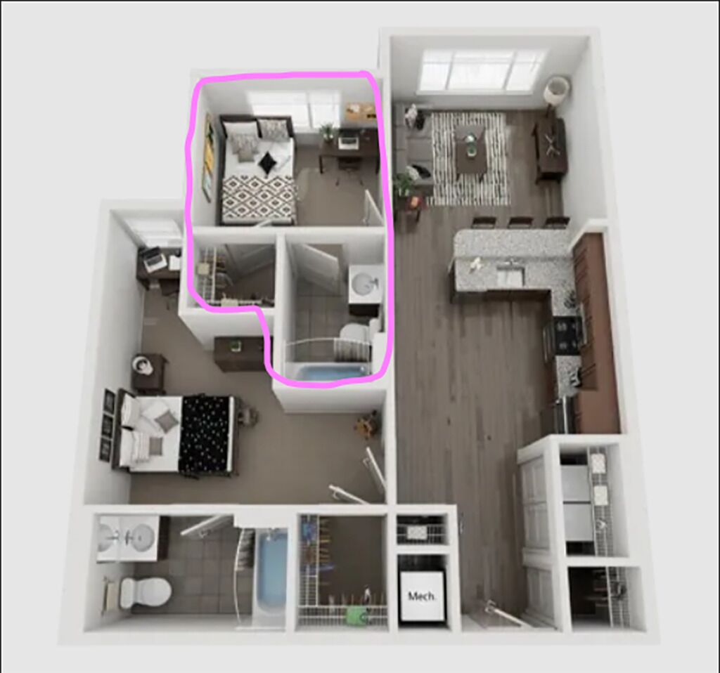 Lease Takeover in Private Room in 2B/2B Apt in Cincinnati, OH