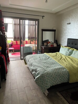 1 soverom og sengetøy