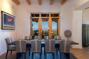 Dining - Luxurious Retreat -- Incredible Views -- 12 Acres -- Monthly -- Please Inquire  (Santa Fe)
