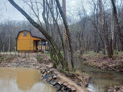 "Ridge Haus" tiny cabin on the creek at Waldbaden