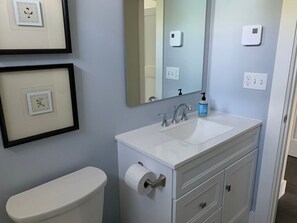 Hair dryer, towels