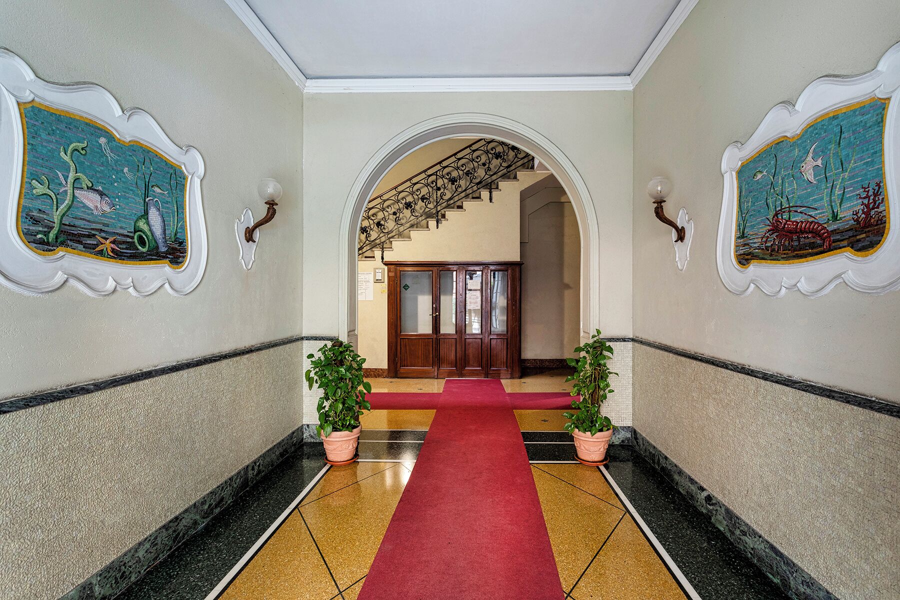 Entrada de la propiedad