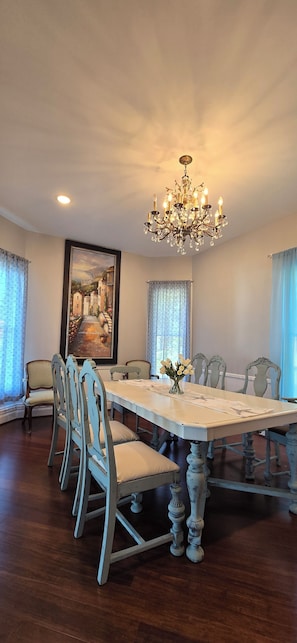Dining - 6 bedroom Victorian, on Hundreds of feet of unmatched pristine level beachfront. (Hector)