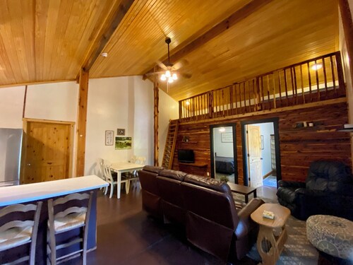 Cedar Loft Suite at Sacred Pines Lodge