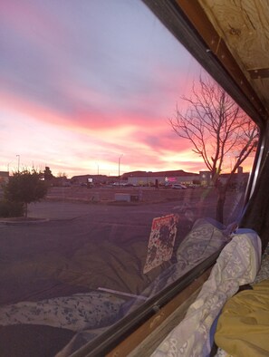 Utsikt fra overnattingsstedet