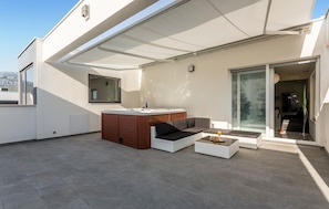 Terrace/patio - 3 bedroom amazing apartment in Strozanac (Strozanac)