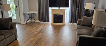 Uniquely remodeled 3 bdrm 1 bth home in safe area! Fenced in with a large deck! 