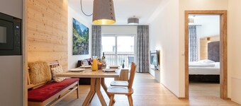 Fine apartment with a private sauna and balcony
