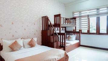 Family Quadruple Room, Hill View | Iron/ironing board, free WiFi