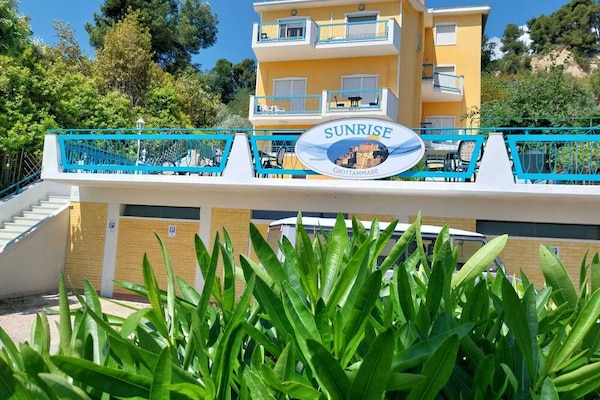 Fassade der Unterkunft