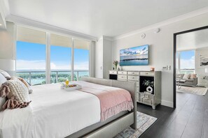 1 bedroom, iron/ironing board, travel crib, WiFi