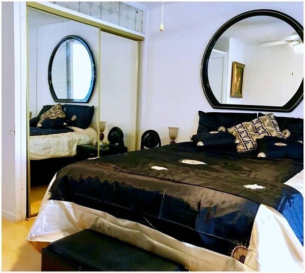 1 室のベッドルーム、アイロン / アイロン台、WiFi、ベッドシーツ