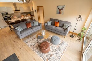 Fernseher, Kamin
