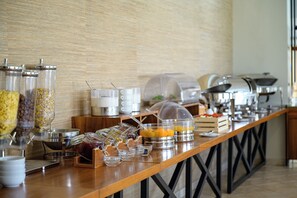 Gratis frukostbuffé varje dag 