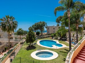Pool - 2-bedroom apartment in Riviera del Sol, near the beach (Mijas)