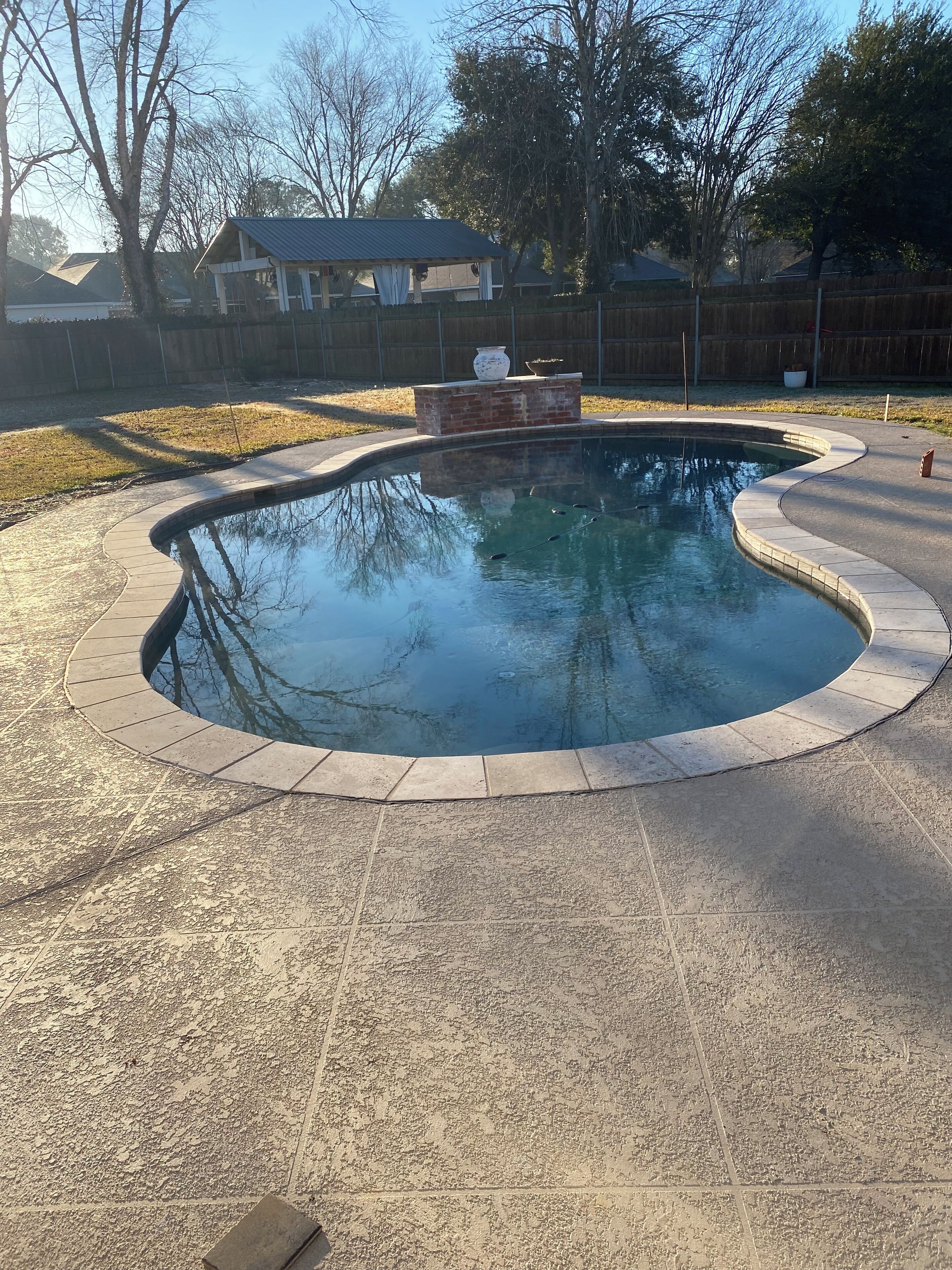 Alberca al aire libre 