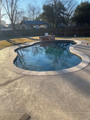 Alberca al aire libre 