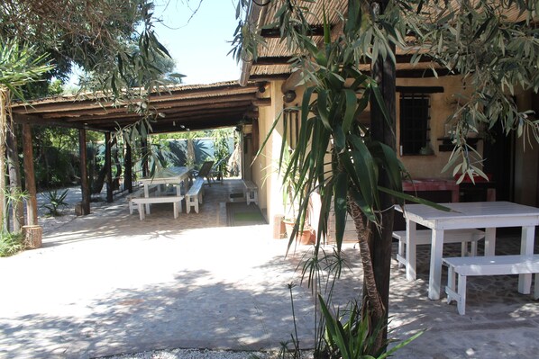 Opções para refeição ao ar livre